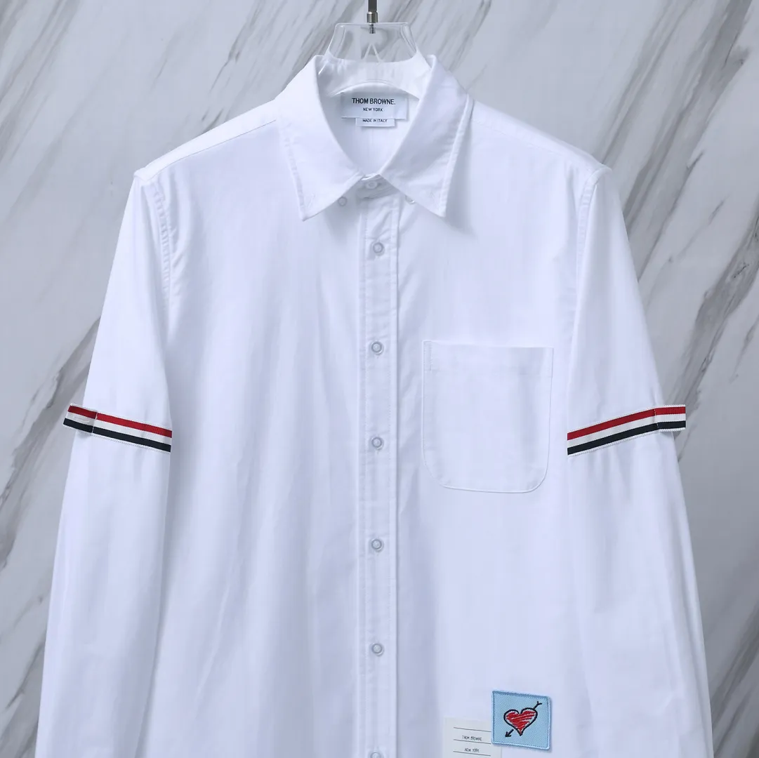 P 140TB # ：911A（TB Classic ） THOM BROWNE · TB Classic Authentic Authentic 260 Factory Premium Quality Same Style + Authentic TB + + ：White/Blue Size：0/1/2/3/4